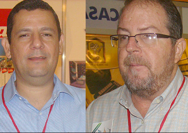 Vice-Presidente AFENIC, Alfonso Martínez y su Presidente <b>Enrico Targa</b> ... - 1in