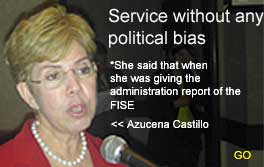 Service without any political bias, says Azucena Castillo