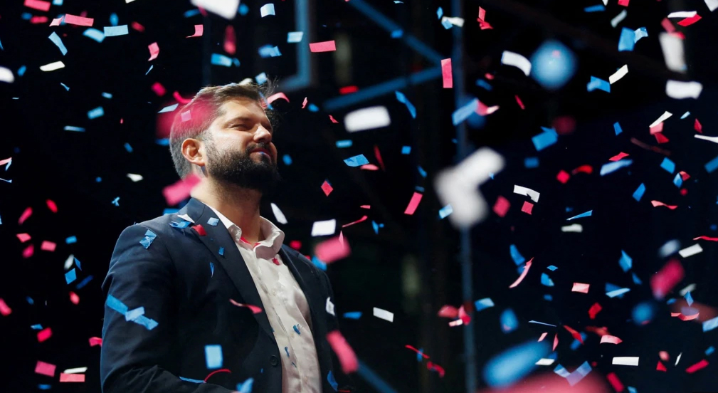 Presidente electo de Chile, Gabriel Boric un izquierdista