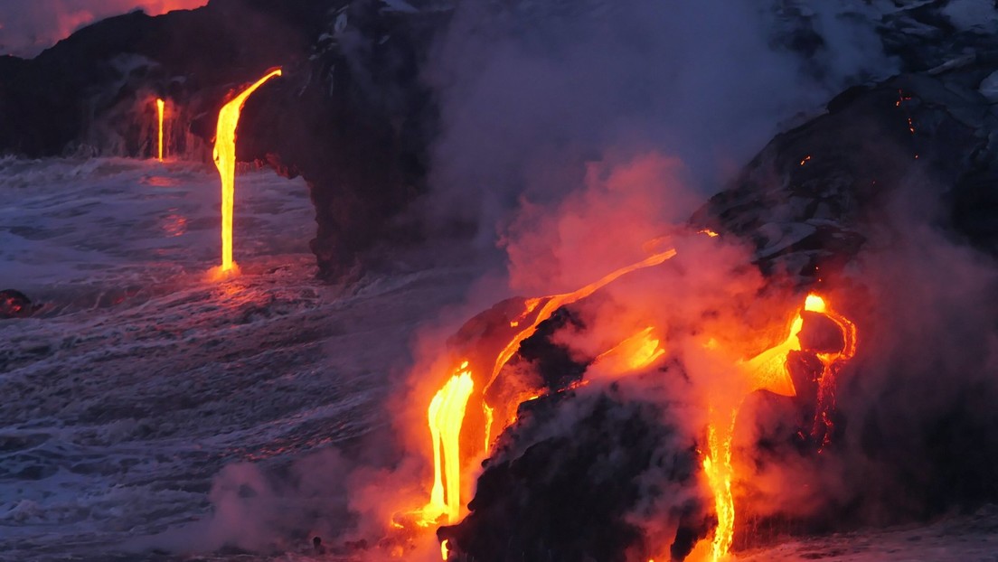 El volcán Kilauea ubicado en Hawái emergió a la superficie hace 100.000 años