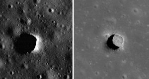 Descubren pozos en la Luna que se mantienen a una temperatura ideal para vivir
