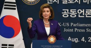 Pelosi promete apoyar a Seúl en la desnuclearización de Corea del Norte