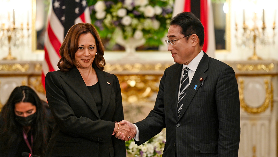 Kamala Harris se reúne con el primer ministro japonés para discutir la situación de seguridad en Taiwán