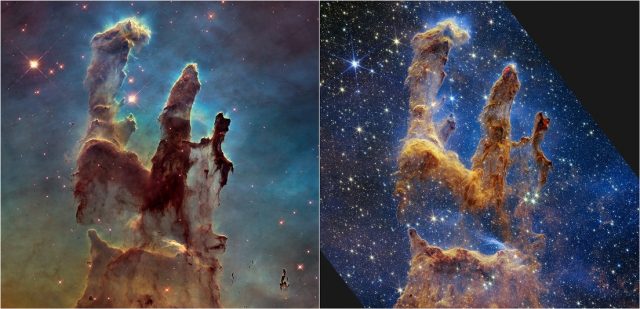 El telescopio espacial James Webb capta 'Los Pilares de la Creación ...