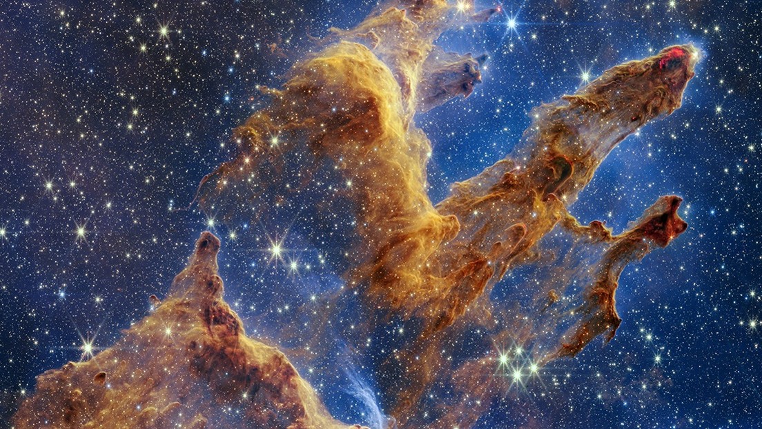 El telescopio espacial James Webb capta 'Los Pilares de la Creación'