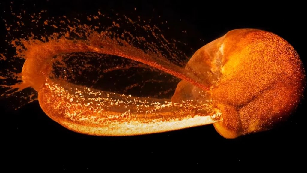 Este colosal impacto podría haber formado la Luna en pocas horas