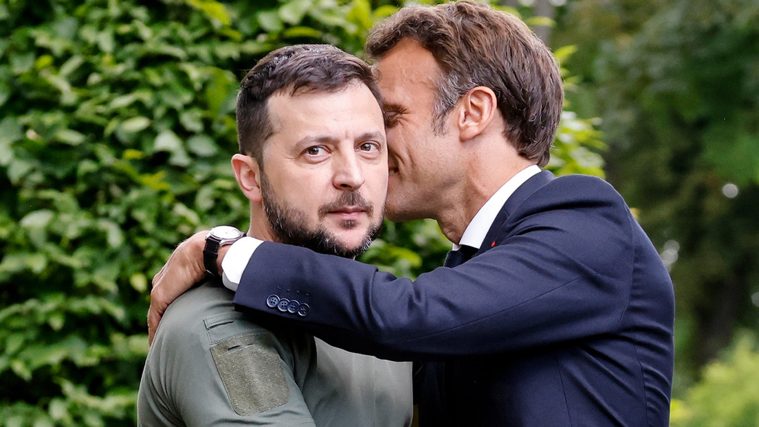 Ucrania pide más armas a Francia dedicando un video "romántico" a Macron Ucrania pide más armas a Francia dedicando un video "romántico" a Macron