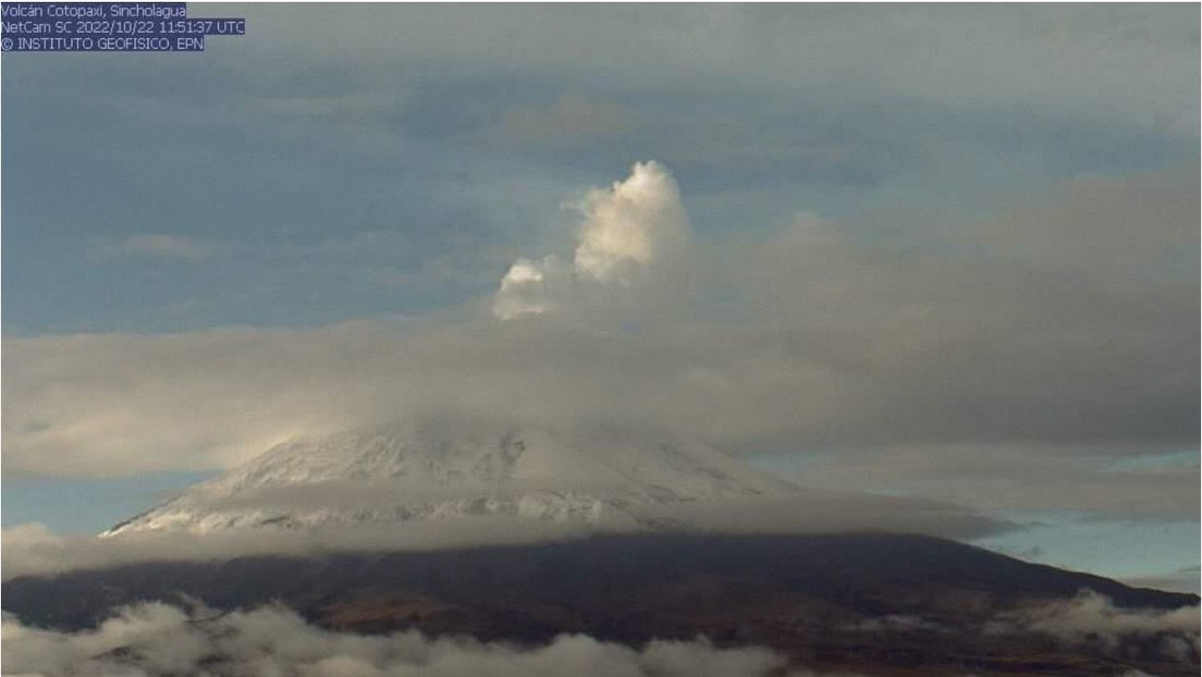 Volcán Cotopaxi da señales de actividad