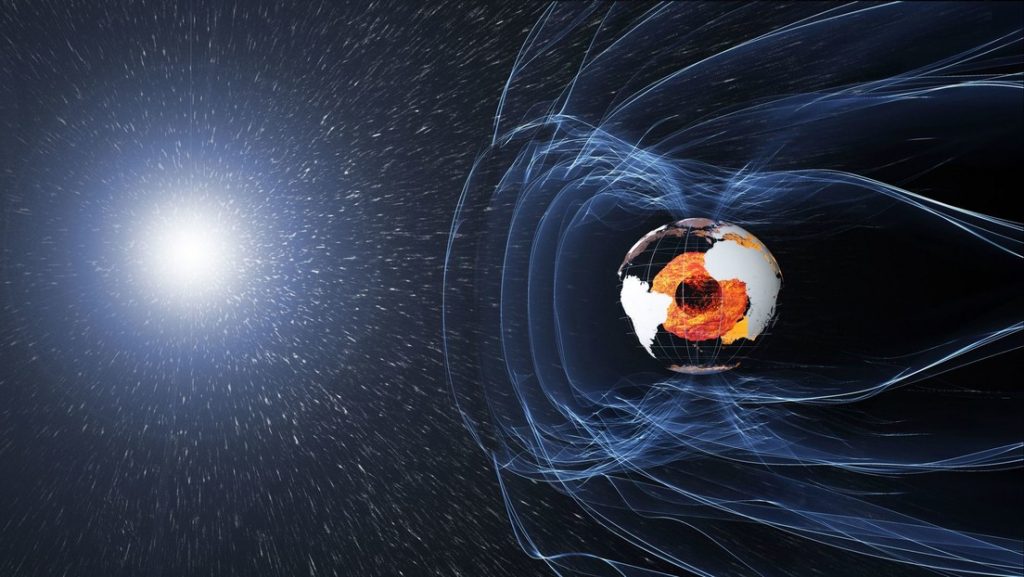 sonido del campo magnético de la Tierra