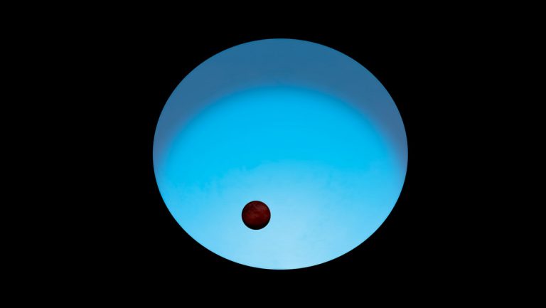 Descubren un Júpiter caliente orbitando una estrella 10 veces más grande que el Sol