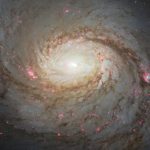 Detectan un "tesoro" de partículas fantasma saliendo del centro de una galaxia