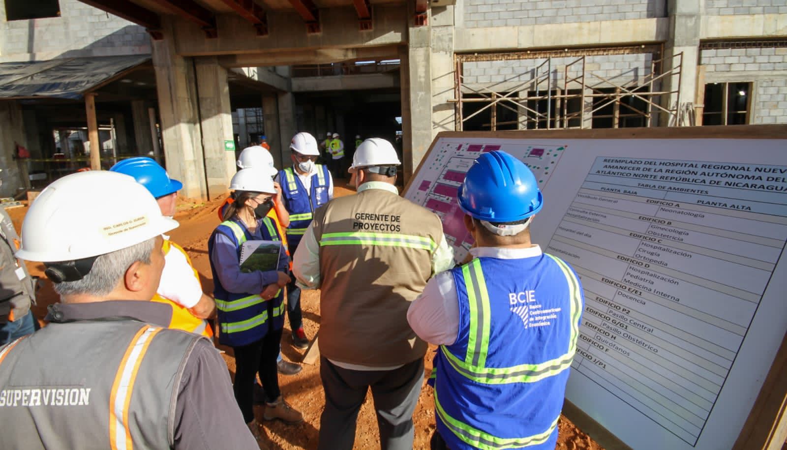 Avanza la construcción del Hospital Regional Nuevo Amanecer con el apoyo del BCIE