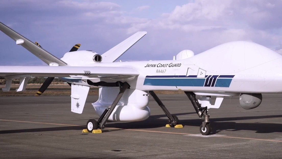 Japón presenta su enorme dron de fabricación estadounidense