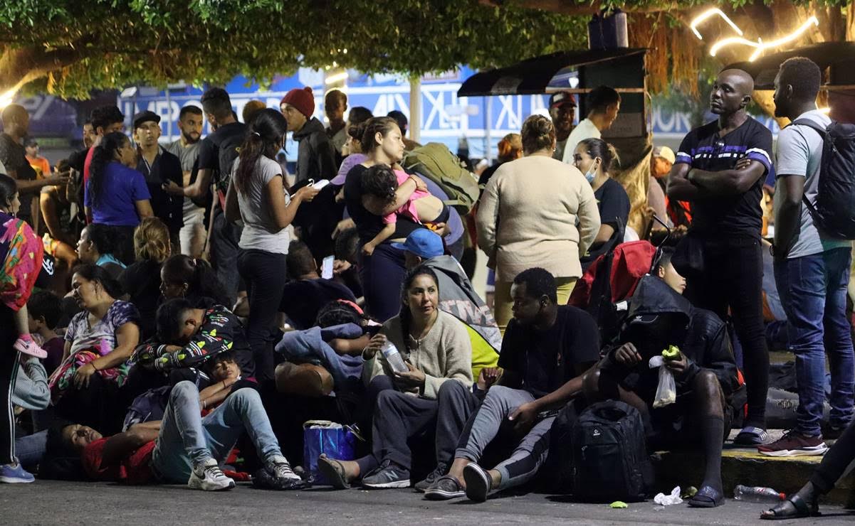 Dispersan caravana de alrededor 200 migrantes en el estado mexicano de Chiapas