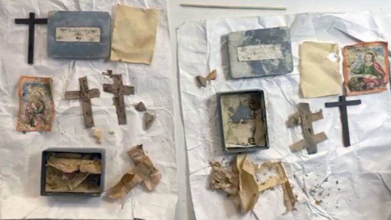 23 santos protectores encontrados en catedral de Ciudad de México