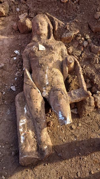 Estatua de Hércules encontrada en reparación de alcantarillado en Roma