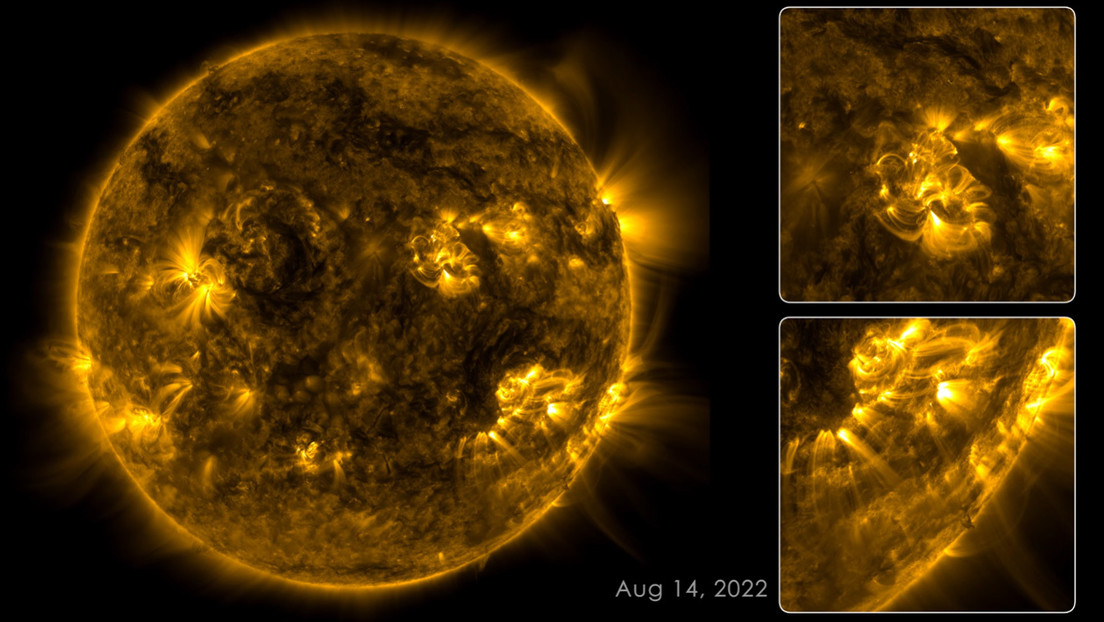 La NASA condensa 133 días de actividad del Sol en una hora