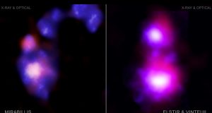 Detectan dos pares de agujeros negros en galaxias enanas a punto de fusionarse (VIDEO)