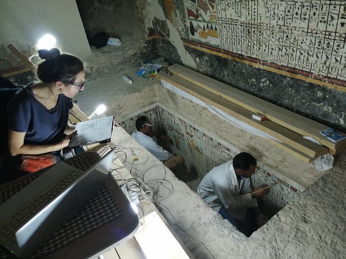 Egipto muestra al mundo el interior de dos cámaras de más de 3.400 años de un templo en el Nilo