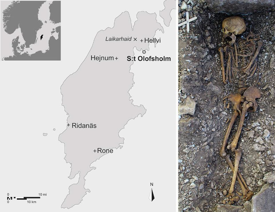 Hallan en una isla sueca posibles restos de los protagonistas de una saga vikinga