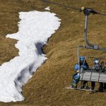 Los cactus reemplazan la nieve en las montañas suizas
