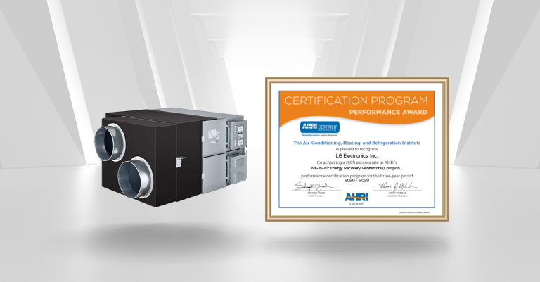 LG Reconocida con el premio al desempeño AHRI por sexto año consecutivo