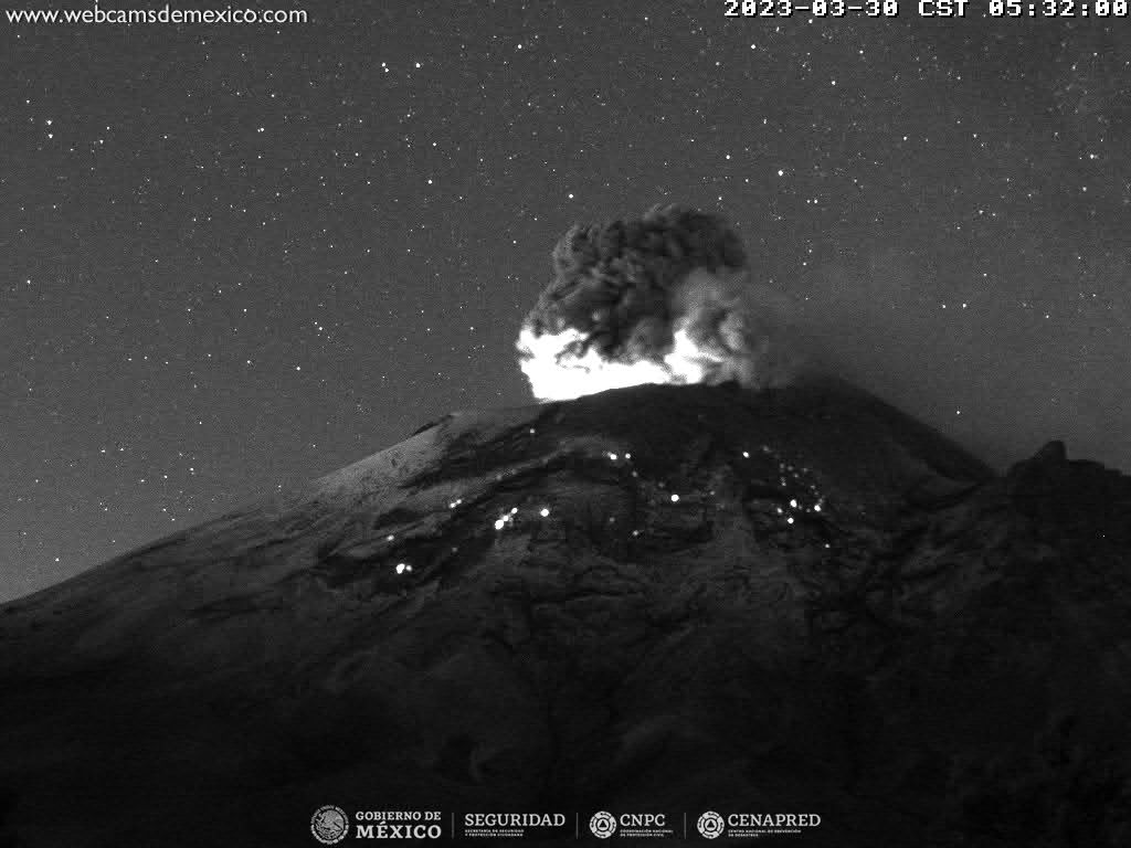 5 alcaldías de Ciudad de México en alerta ante posible caída de ceniza del volcán Popocatépetl