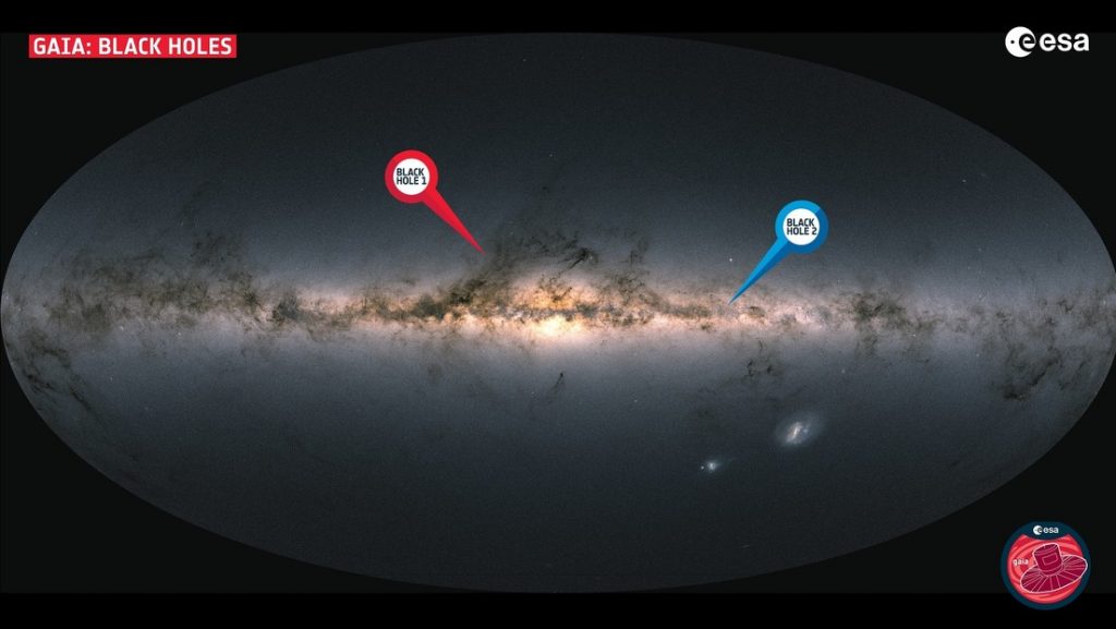Descubren la familia de agujeros negros más cercana a la Tierra