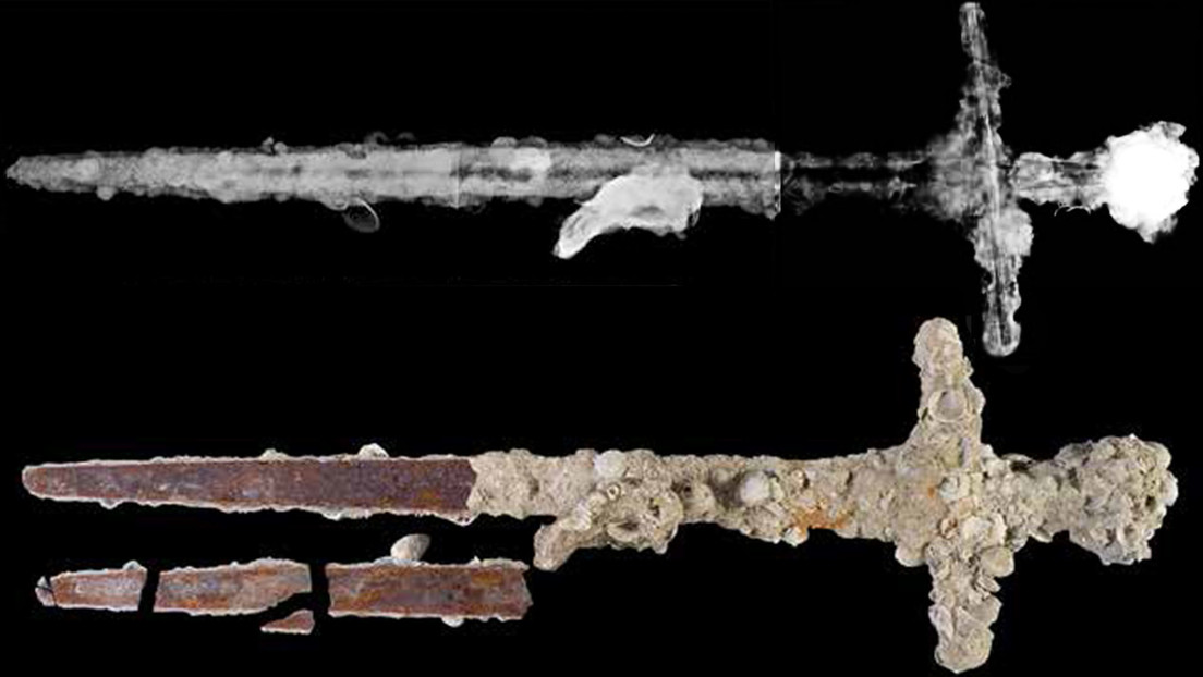 Antigua espada encontrada en Israel 'cuenta' historia de hace unos 800 años