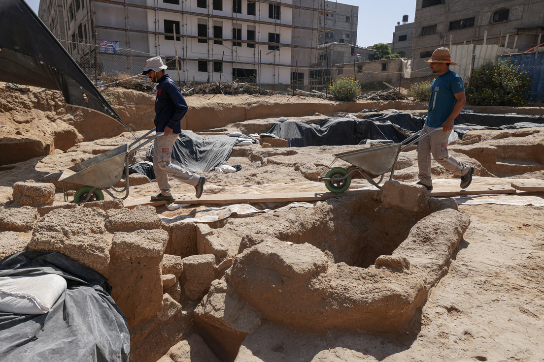 Descubren más de 125 tumbas de la época romana en Gaza
