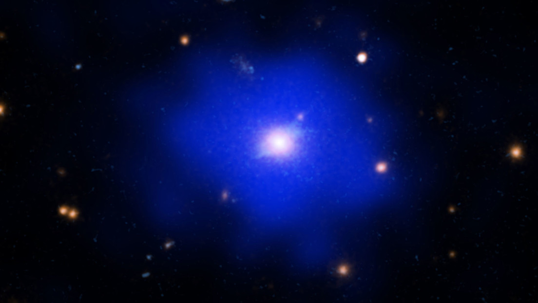 Descubren un cúmulo de galaxias inesperadamente tranquilo en el caótico universo primitivo