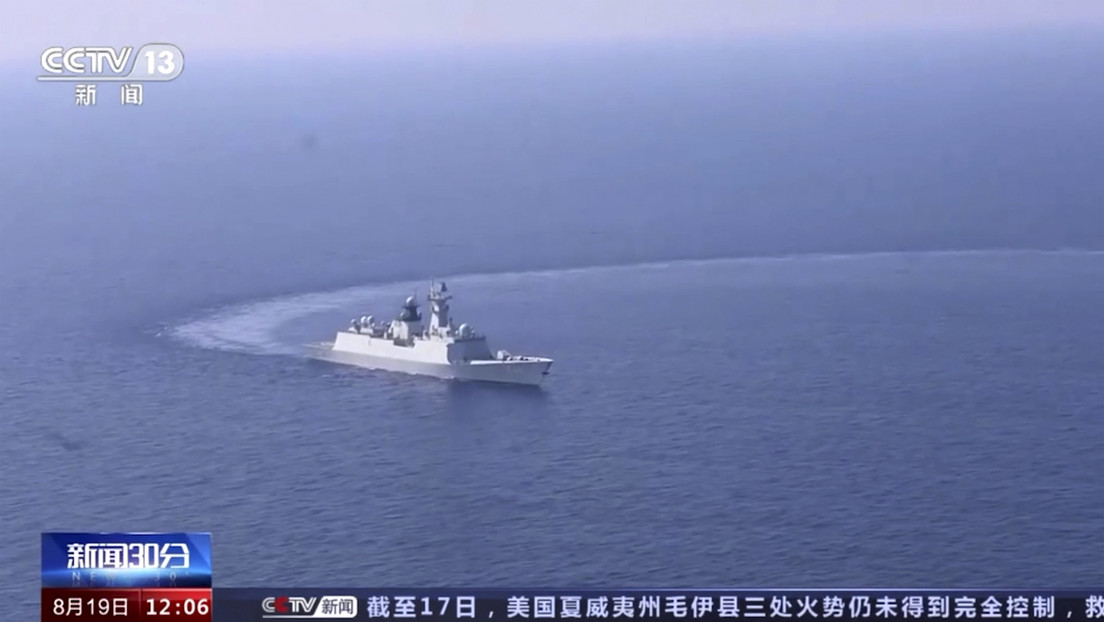 Ejército chino difunde imágenes de ejercicios militares en torno a Taiwán