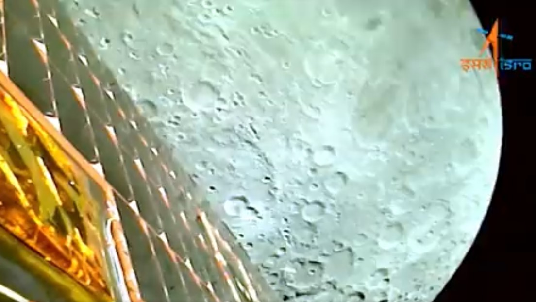 Una misión espacial india publica sus primeras imágenes de la Luna (VIDEO)