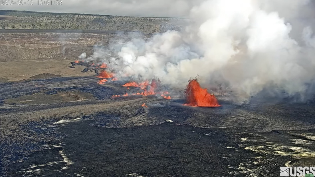 Entra en erupción el volcán Kilauea en Hawái