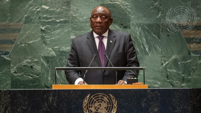 Presidente de Sudáfrica: "La riqueza de África pertenece a los africanos"