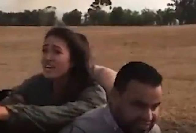 Familia de una joven israelí la ve en un video mientras era secuestrada por Hamás en un festival cerca de Gaza