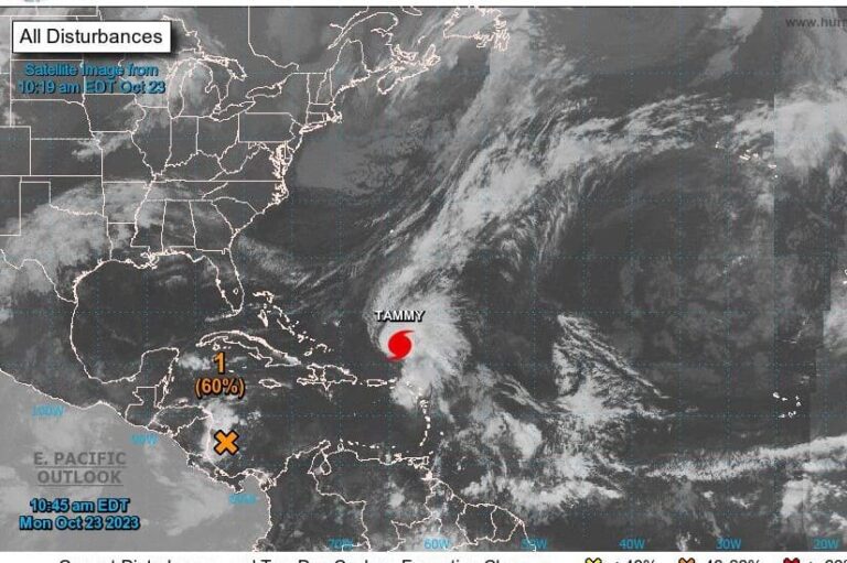 Ineter emite alerta por la inminente llegada de fenómeno climático al Caribe de Nicaragua