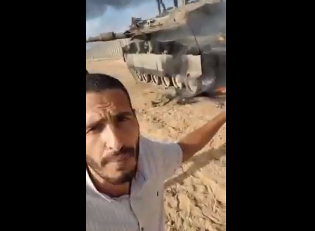 VIDEO: Palestinos destruyen un tanque israelí Merkava Mk.4