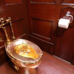 Acusan a cuatro hombres de robar un inodoro de oro de la casa donde nació Winston Churchill