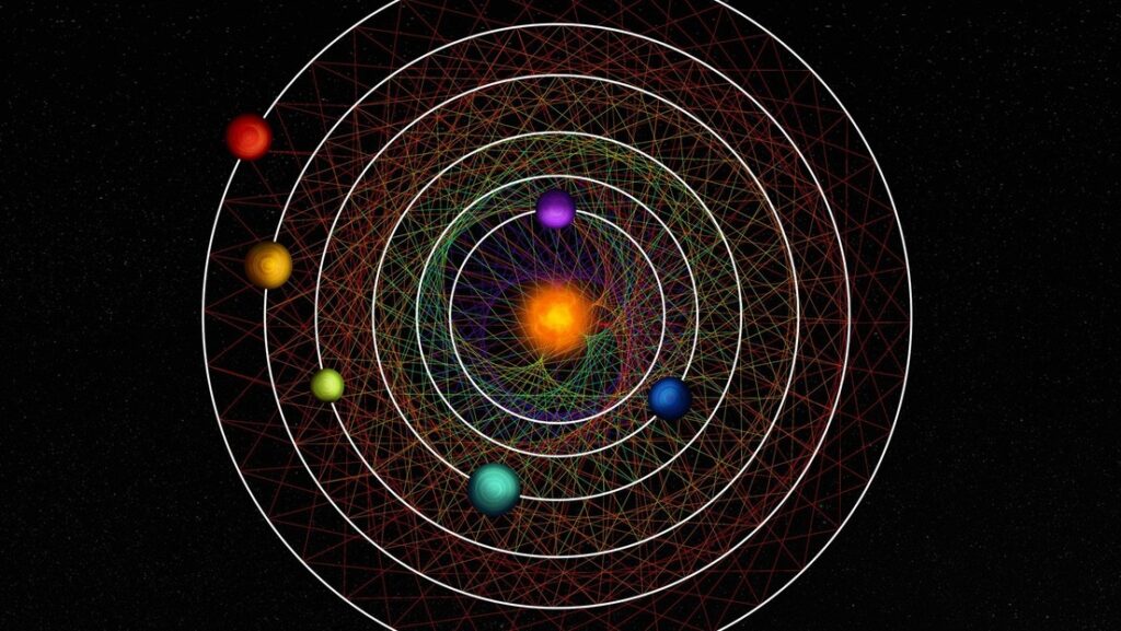 Descubren un inusual sistema con 6 exoplanetas congelados en el tiempo