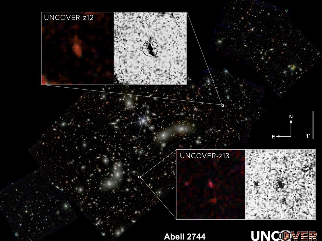El James Webb descubre 2 de las galaxias más distantes jamás vistas
