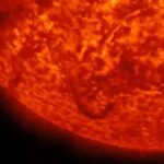 El Sol expulsa un gran "cañón de fuego" en la noche de Halloween (VIDEO)