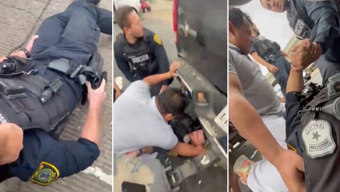 "Estoy aquí contigo": un exrecluso pone a salvo a un policía herido durante un tiroteo (VIDEO)