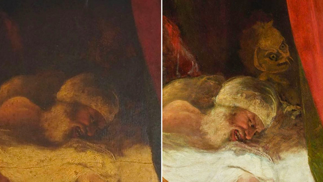 Un demonio 'resucita' en un cuadro del siglo XVIII