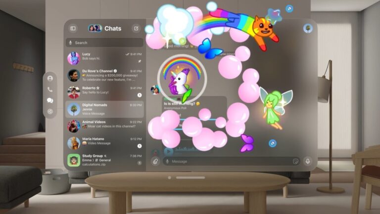 VIDEO: Así luce Telegram en un entorno tridimensional