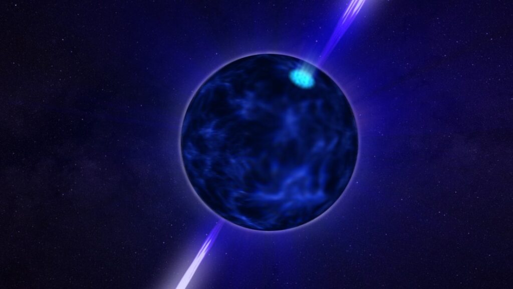 Auroras extrañas podrían brillar en planetas que orbitan púlsares y ser detectadas en la Tierra