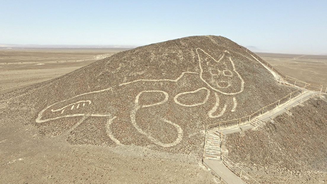 Descubren en Perú 29 nuevos geoglifos con forma de felinos y seres antropomorfos