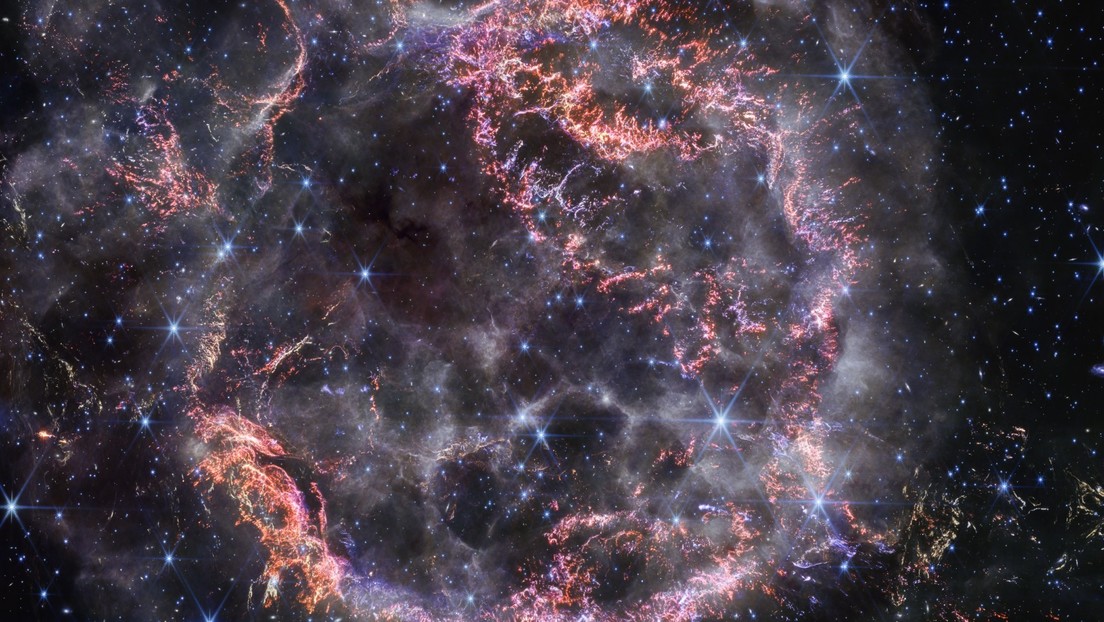 El James Webb ofrece una nueva vista de una estrella que explotó hace 340 años