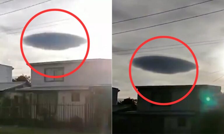 ¿Ovni o nube?: un peculiar fenómeno en el cielo de Chile causa conmoción en la población