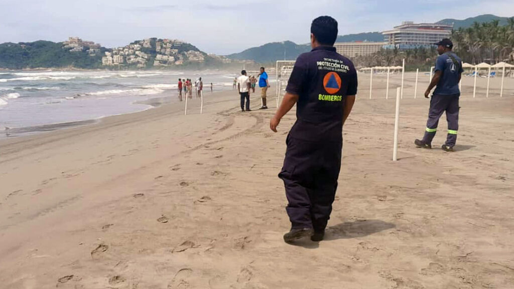 Turista muere por la mordida de un "animal no identificado" en un balneario del Pacífico mexicano